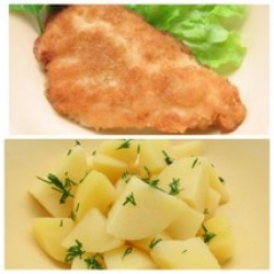 shnitsel otvarnoj kartofel